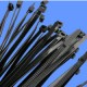 Cable Tie 370mm / DACT370-7.6-L, 370mm*7.6mm(L*W), Black (100pc) 